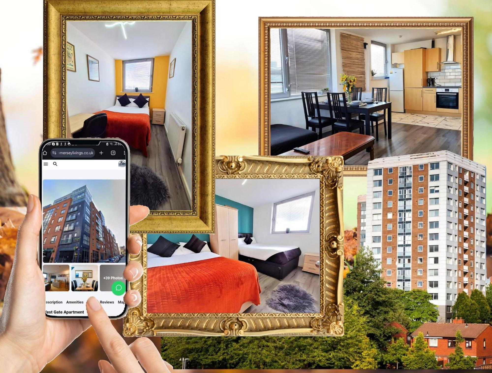 Sidemersey Livings - Central And Quiet 2-Bedroom Apartment Liverpool Kültér fotó
